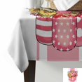 thumbnail image 2 of Pink Pumpkins Fall Rectangle Tablecloths 54x120,Thanksgiving Sunflower Berry American Flag Table Cloth Table Cover Indoor/Outdoor Tabletop Decor for Wedding Holiday Party Dinner Baby Shower, 2 of 7