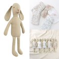 thumbnail image 3 of Vestido de conejo con relleno de 10 pulgadas/muñeca de juguete para niños pequeños Superrr muñeca suave DIY niñas vestido trajes, 3 of 4