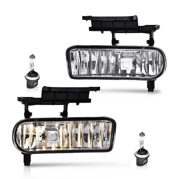 CROSSDESIGN Fog Lights Lamps Fit for 1999-2002 Chevy Silverado