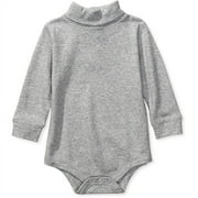 L/s Solid Turtleneck Creeper