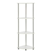 Convenience Concepts Designs2Go 4 Tier Corner Shelf, White