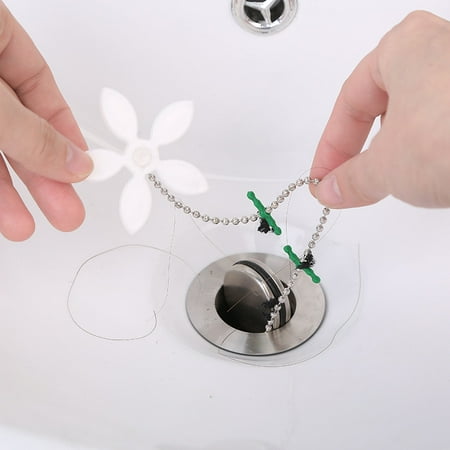 Flower Shower Drain Drain Hair Catcher Stopper Clog Kitchen Sink Strainer Bathroom Cleaning Protector Filter Strap Pipe (Best Way To Clear Clogged Shower Drain)