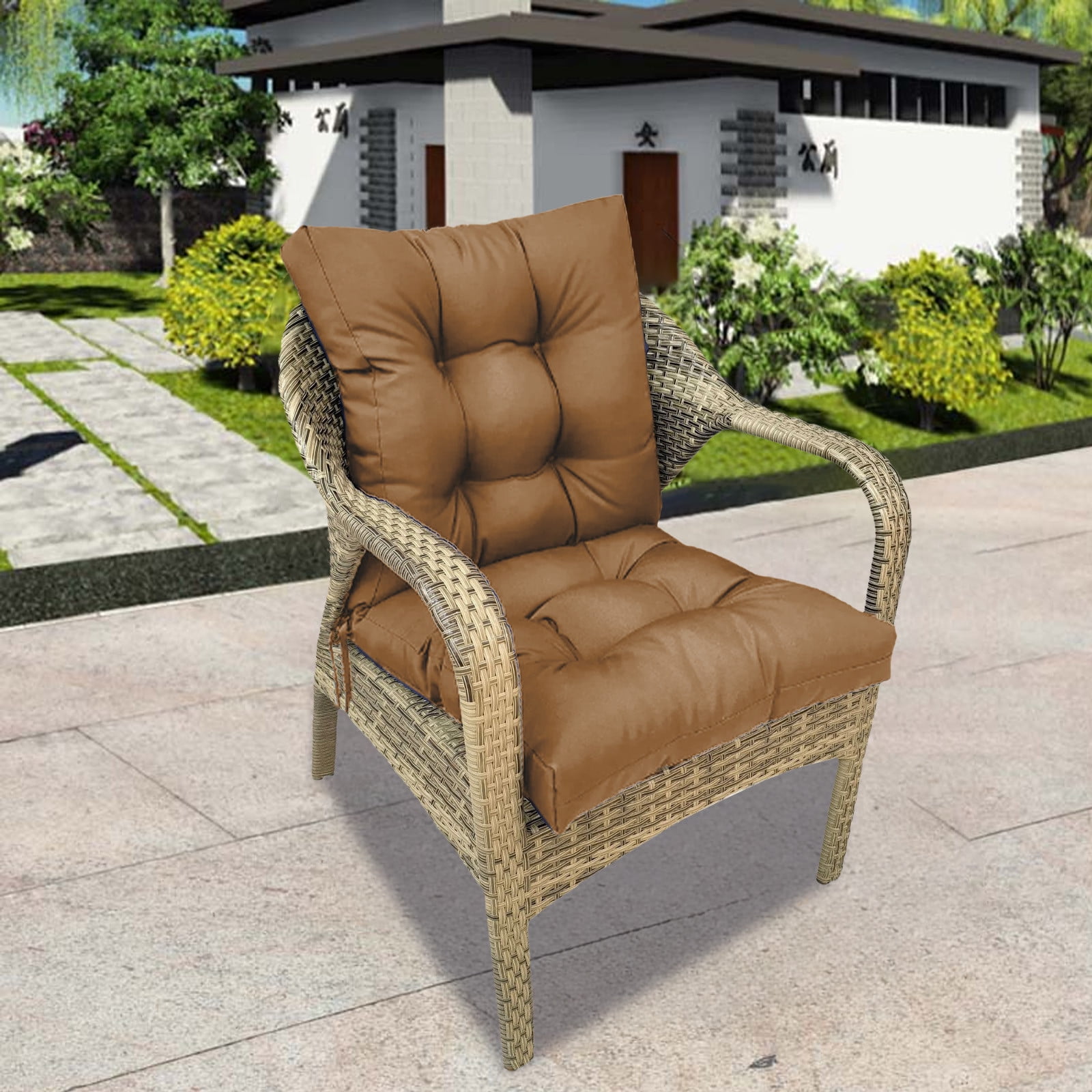 JMYHOAM Outdoor Chair Cushions 2PCS Rocking Chair Cushion Rocking