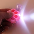 thumbnail image 5 of un Porte-cls De Voiture Rose, Un Porte-cls Griffes De Chat De Dessin Anim Led Mettent Un Son, 5 of 5