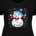 thumbnail image 4 of Inktastic Holiday Snowman Women's Plus Size T-Shirt, 4 of 5