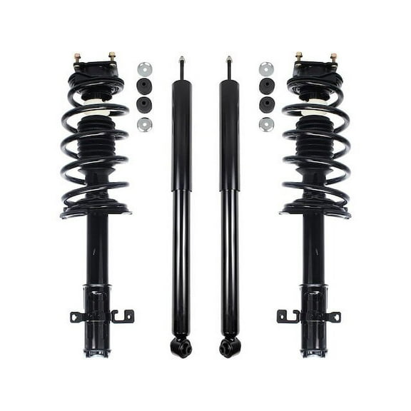 Front and Rear Suspension Strut and Shock Absorber Assembly Kit - Compatible with 2007 - 2010 Ford Edge 2008 2009