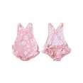 thumbnail image 2 of vera natura Baby Girl Tankini Swimsuits Summer Floral Print Sleeveless Swimwear for Toddler Bathing Suits Beachwear, 2 of 8