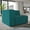 Teal, variant on Modway Mingle Fabric Left-Facing Sofa in Gray