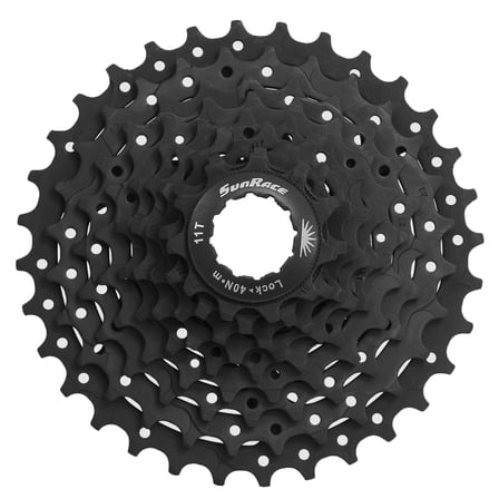 SunRace CSM90 - 9 Speed 11-36T Cassette in Black