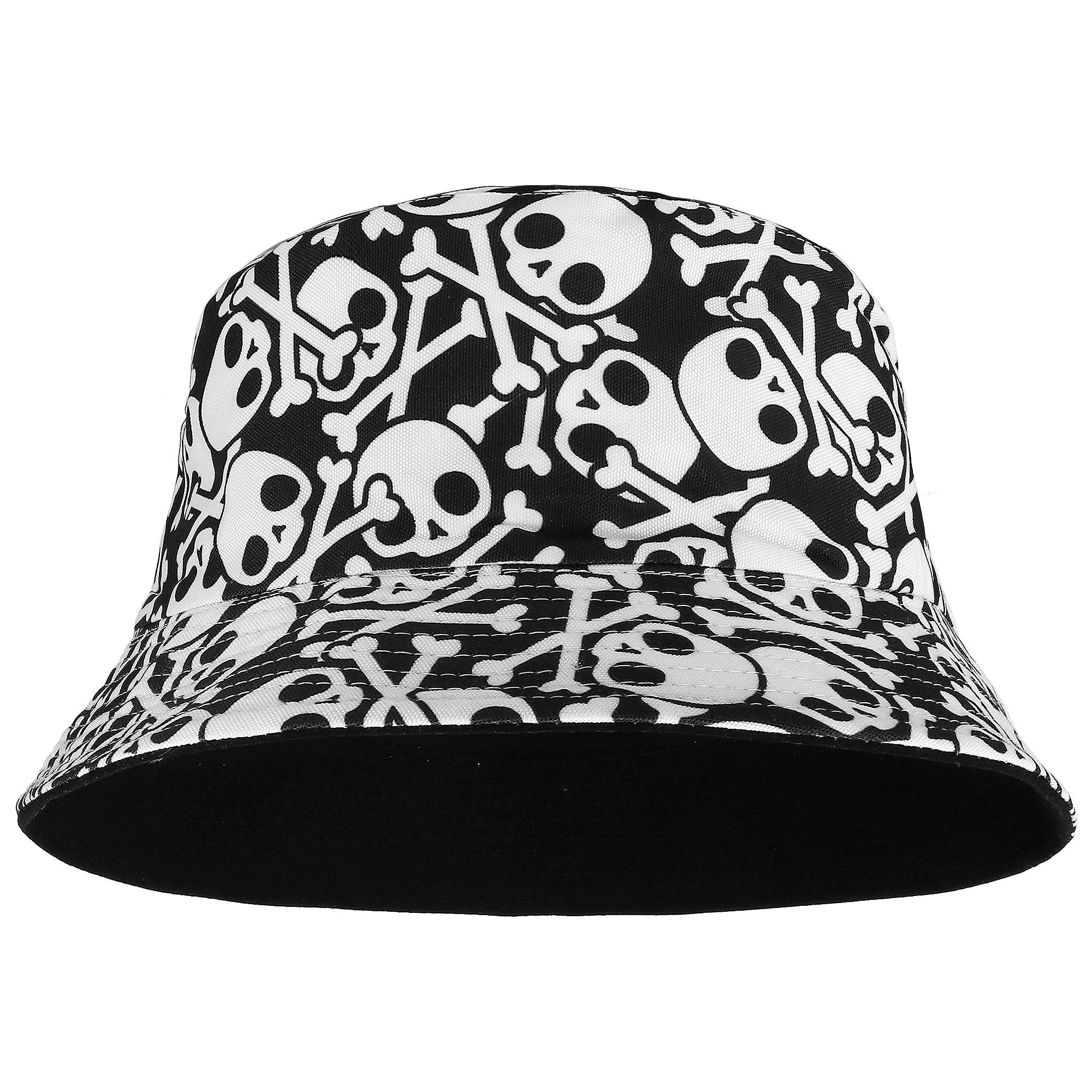 6517 Fisherman\'s Hat, Reversible Suitable Cap for Both and , FK32-White Mack Reversible Bucket – Hats.com main image 2