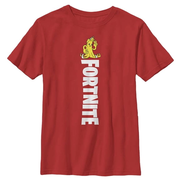 Remera Roja con Estampa Fortnite para Niños