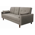 thumbnail image 3 of Sofá Cama Reclinable El Bazar Store Cancún Lino Beige Brazos Separados Respaldo Abatible, 3 of 7