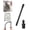 Set 2, variant on 1/2 Flexible Shaft Drill Bit Extension Bar Extender Torque Socket Bendable Flex Reach Ratchet Spanner Electric Drive Impact Wrench Wobble Offset Connecting Rod Hand Tools for Hard to Reach(10in+14in)