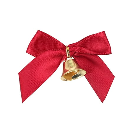 

Christmas Golden Bell Red Bow Christmas Decoration Bow Christmas Red Bow Christmas Tree Home Decoration Wreath Christmas Ceiling Drapes for Weddings with Lights