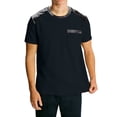 thumbnail image 3 of BVOFAR Waffle T Shirts for Men Short Sleeve Shoulder Patch Velvet Shirt Relaxed Fit Crew Neck Tops Casual Stylish Knit Basic Tees with Pockets Dark Blue S, 3 of 10