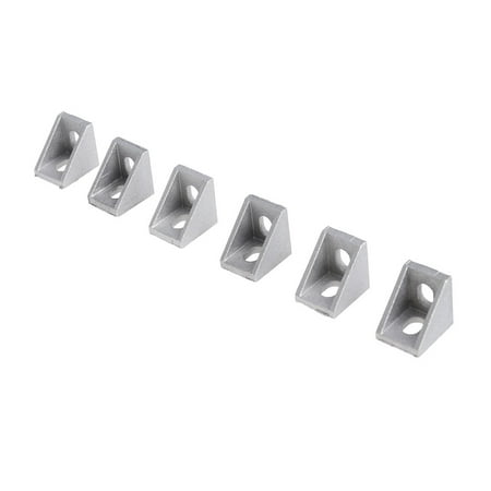 

50 Pcs Aluminum Angle Bracket Machine Guard Parts Extrusion Right Joint Corner