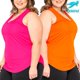 thumbnail image 1 of Kit 2 Camiseta de Tirantes Mujer Tallas Grandes Neon Training Gym Dry Deng Xun unisex, 1 of 2