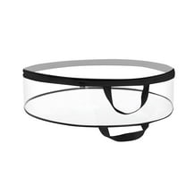 JoyMoreHome Wreath Storage Container, Clear Christmas Wreath Storage Bag with Dual Zipper and Handles, Wreath Storage Box