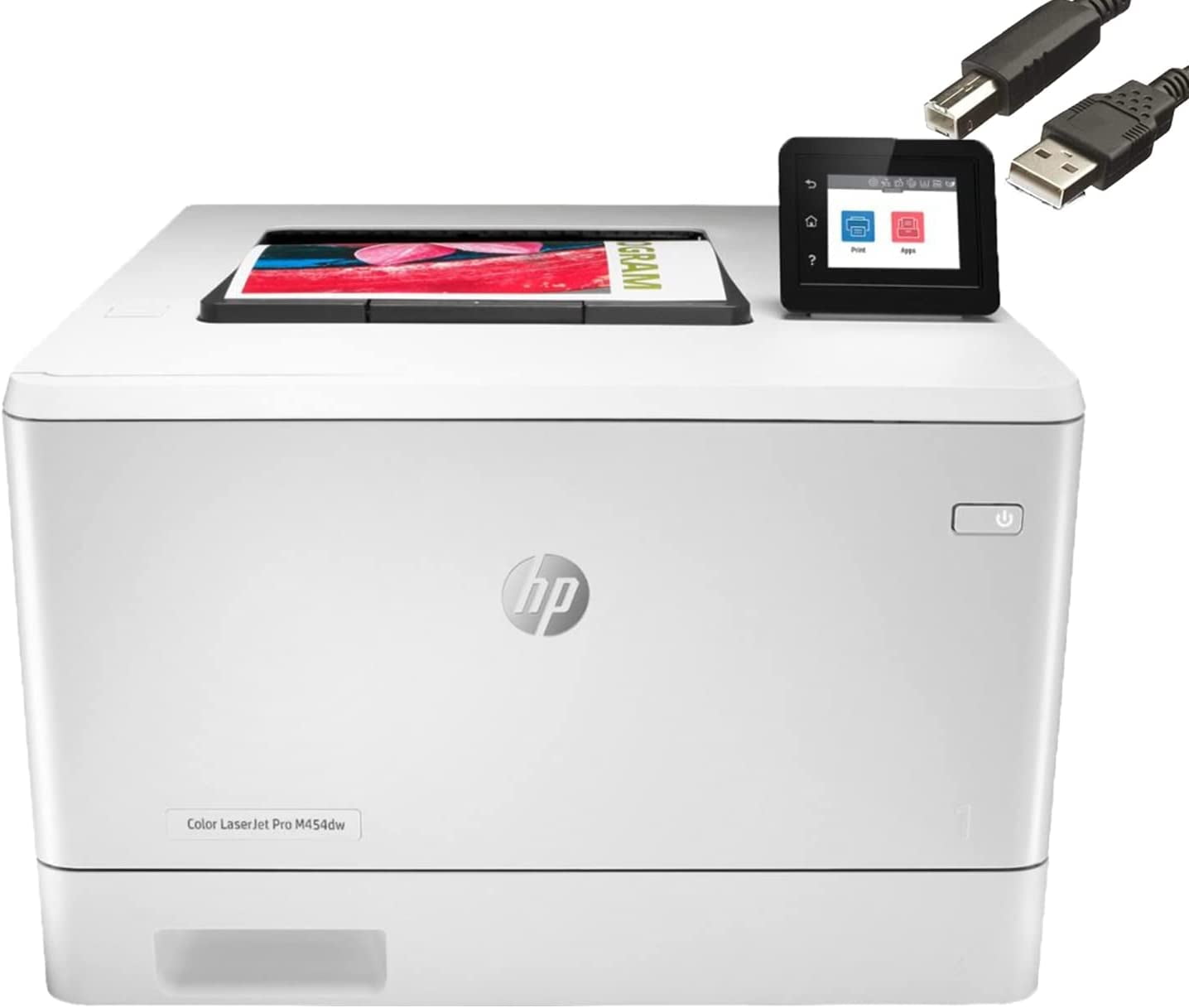HP Color Laserjet Pro M454dw Wireless Laser Printer, DoubleSided