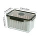 thumbnail image 3 of Contenedor de almacenamiento de alimentos de gran capacidad con cesta de drenaje | Caja de Guardián Fresco Hermética a Prueba de Fugas – Plástico Apto para Microondas y Lavavajillas | Blanco,, 3 of 6