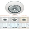 thumbnail image 3 of Ventilador de techo Lixada con iluminación 180V-265V Luz LED con aplicación, 3 of 8