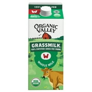 Organic Valley, Organic Whole Milk, Grassfed, Half Gallon Carton (64 oz)