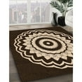 thumbnail image 3 of Ahgly Company Machine Washable Indoor Rectangle Transitional Light Copper Gold Area Rugs, 8' x 12', 3 of 7
