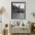thumbnail image 4 of Historic Framed Print, Wawona Tunnel, Wawona Road through Turtleback Dome, Yosemite Village, Mariposa County, CA - 14, 17-7/8" x 21-7/8", 4 of 9