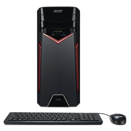 Acer Aspire GX-281 AMD Ryzen 5 1600 8GB DDR4 GTX 1050 Ti 1TB 7200 Desktop (The Best 1050 Ti)