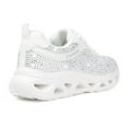 thumbnail image 5 of Stepedia Casual Sneakers for Women Rhinestone Tennis Shoes Breathable Air Cushione Walking Shoes, White, 5 of 7