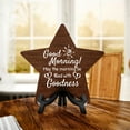 thumbnail image 2 of Good Morning! May your morning be filled with goodness Star Table Sign (7" x 7") Religious Decor | Church And Home Table Signs, 2 of 6