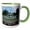 Green/White, variant on 3drose, Usa, Georgia, Savannah, Forsyth Park Fountain - Us11 Rti0018 - Rob Tilley, 11oz Magic Transforming Mug