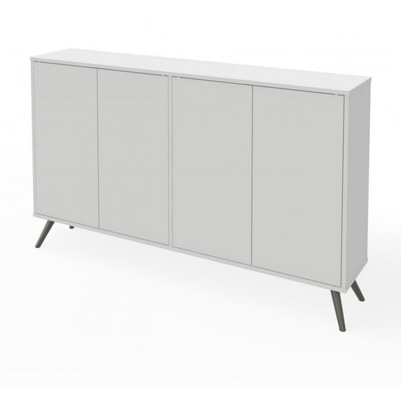 Bestar Krom Unité de rangement 60‘‘ avec pattes en métal