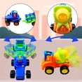thumbnail image 3 of Set de coches de juguete para vehículos de construcción propulsados por fricción, 4 piezas, 3 o más, 3 of 5