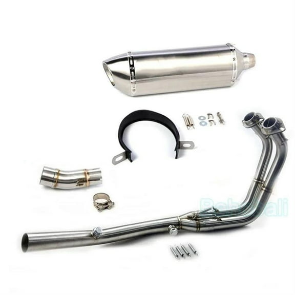 Motorcycle Full Systems Exhaust Muffler Header Link Pipe Accessories For Kawasaki Z400 For Ninja 400 2023