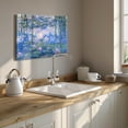 thumbnail image 4 of Claude Monet Canvas Wall Art - Water Lilies Classic Artwork Picture Print with Framed Famous Oil Painting Hang for Home Office Bedroom Living Room Wall Decor-16" X12", 4 of 7