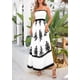 thumbnail image 3 of Vestido PRETTYGARDEN 2025 Floral Boho Maxi Blanco XL, 3 of 8