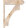 thumbnail image 3 of Ekena Millwork 7.50"W x 28"D x 36"H Westlake Smooth Arts and Crafts Outlooker, Douglas Fir, 3 of 4