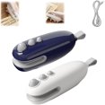 thumbnail image 1 of Mini Bag Sealer, 2 in 1 Type-C Rechargeable Heat Sealer & Cutter, 2 In 1 Bag Sealer Handheld Clips Portable Handheld Vacuum Food Storage Sealer (MIX-2PCS), 1 of 6