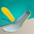 thumbnail image 2 of nsole+Heel Sticker Set銆慜rthopedic Memory Foam Insoles Sport Insert For Feet Man Women Soles Pad Mesh Orthotic Breathable Yellow 40 Code, 2 of 4