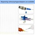 thumbnail image 4 of 10 agujas dispensadoras de acero inoxidable 304, calibre 20, largas, con conector Luer., 4 of 9