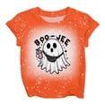 thumbnail image 4 of GDREDA Vêtements Fille Enfants Mignon Imprimé Col Rond Manches Courtes T-Shirt Décontracté Haut T-Shirt Fille Rouge Brique, 4-5 Ans, 4 of 4