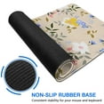 thumbnail image 6 of Long Mouse Pads for Desk,Pioneer Flower Floral Print Pattern Desk Mats on Top Of Desks, Desk Mouse Pad Extra Large with 3mm Non-Slip Base and Stitched Edge for Gaming,Office,Work,Home 47.3"x23.6", 6 of 6