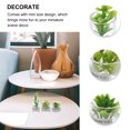 thumbnail image 2 of 3pcs Miniature Artificial Plant Doll House Mini Plant Model Fake Plant Figure, 2 of 7