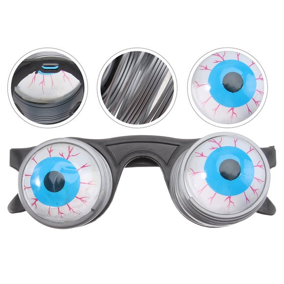 IFANLANDOR 4 Pcs Funny Eyeglasses Novelty Party Glasses Red PP Decorative for