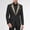 Gold-B, variant on Mens Blazers Slim Fit Business Casual Men Suit Sport Coat with Contrast Inner One Button Travel Blazer Lightweight Dress Suit Jacket Size 3XL Silver