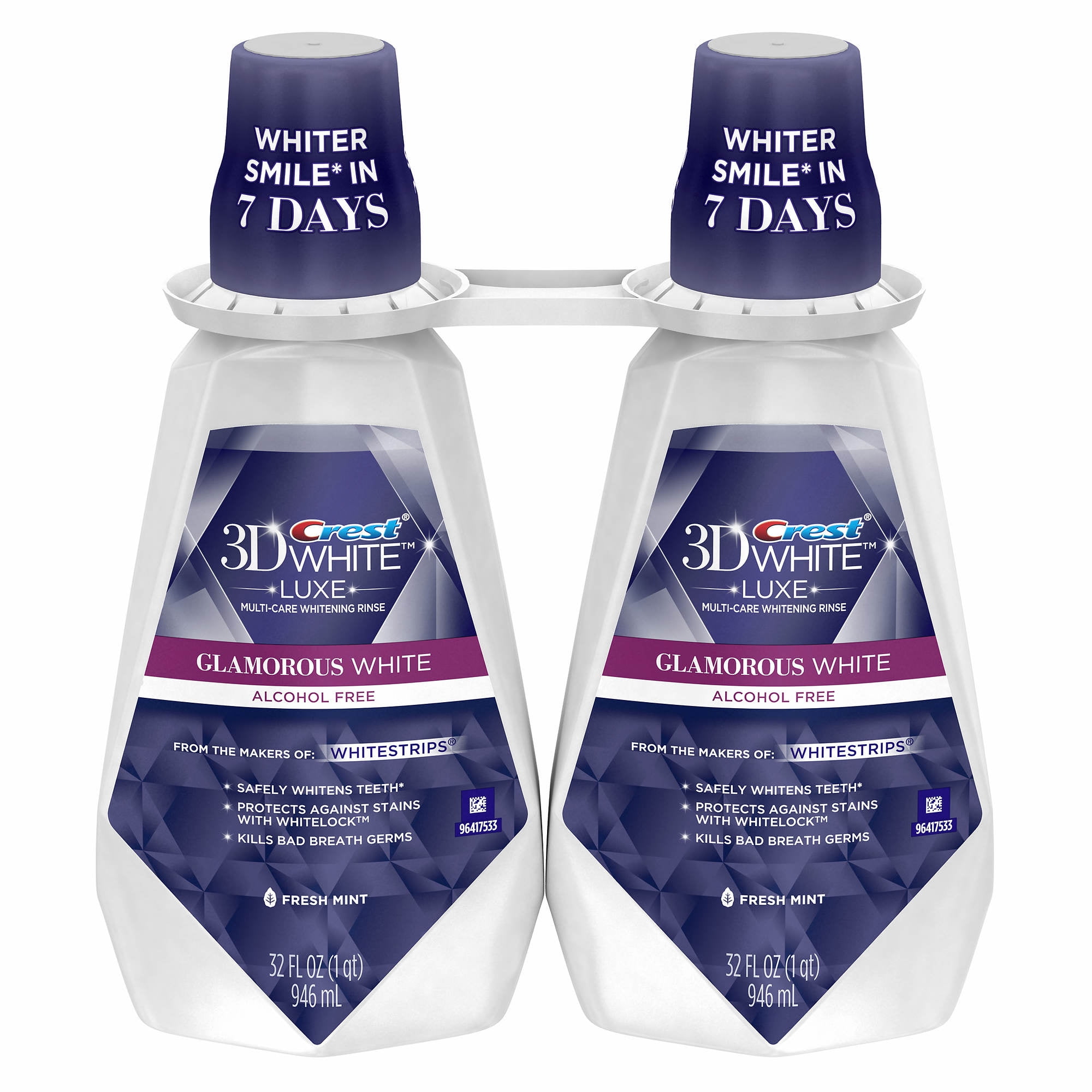 Product Of Crest 3d White Luxe Glamorous White Mouthwash 2 Pk 32 Oz Bulk Savings Walmart Com Walmart Com