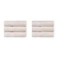 thumbnail image 3 of BNM Egyptian Cotton Solid Hand Towels, Set of 6, Ivory, 3 of 6