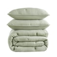 thumbnail image 6 of Premium Cotton Bedding Sets 3Piece King Size Quilt with Embroidery Sage, 6 of 11