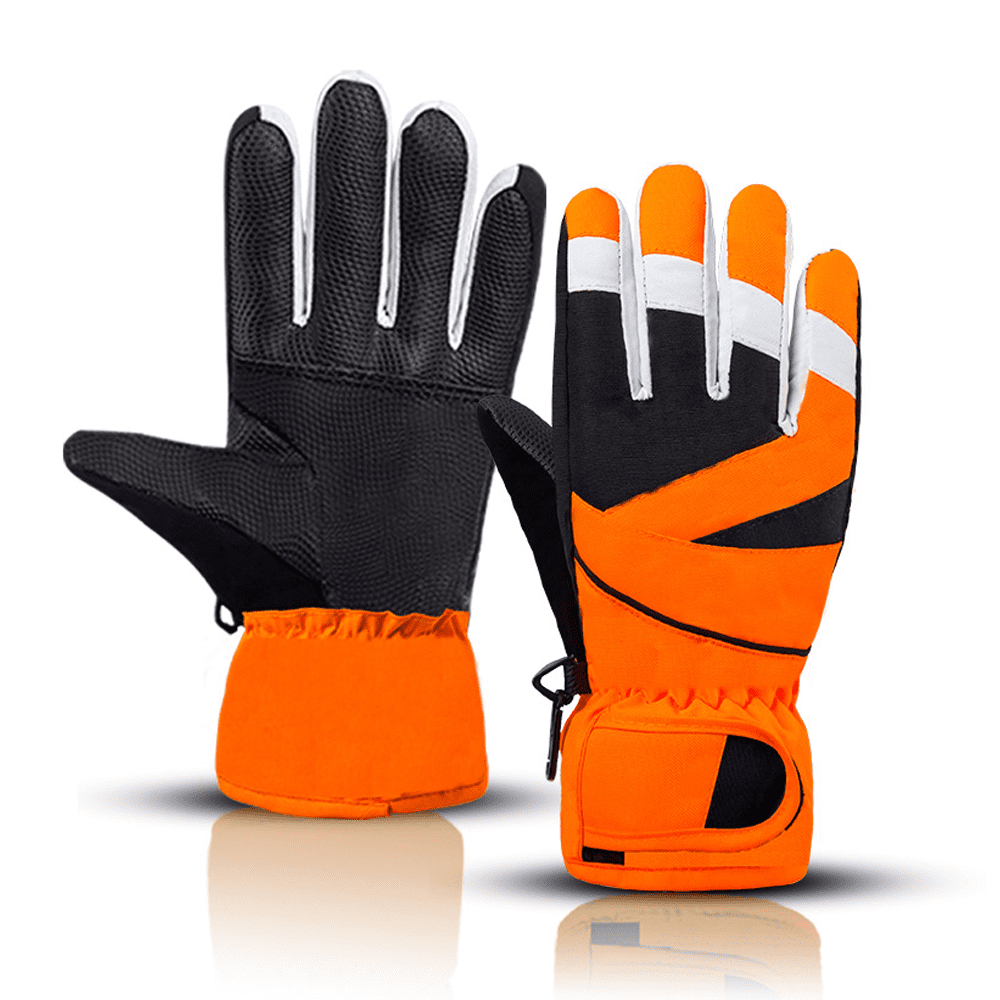 Kids Winter Gloves, Snow Waterproof Insulated Outdoor Snowboard Gloves
